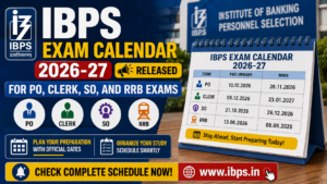 IBPS Exam Calendar 2026-27